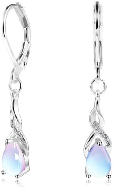 Pierre De Lune Boucles D'oreilles Boucle D'oreille Pendante Boucles D Oreilles Pendantes Un Design Classique Élégant Durable Parfait Pour Quotidien Rendez-Vous Fêtes Soirées