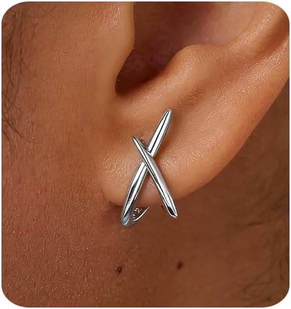 Boucles D'oreilles Femme Argent Boucles D'oreilles Pour femmes 14 Carats Or/Argent/Or Rose Boucles D'oreilles Pour Femmes Bijoux