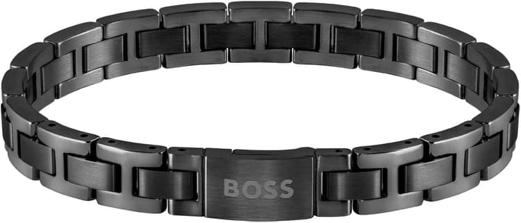 BOSS Jewelry Bracelet à maillons pour Homme Collection METAL LINK ESSENTIALS en acier inoxydable