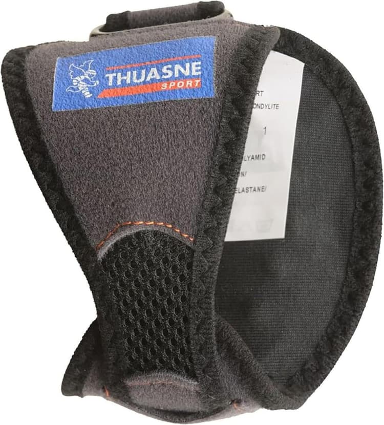 Thuasne Sport - Bracelet Anti-Épicondylite - Tennis Elbow, Golfer Elbow - Inserts en Silicone - Compression Ajustable - Dispositif Médical CE - Taille 1