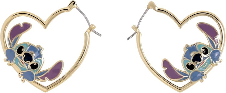 Boucles d'oreilles Stitch Love Heart Huggie