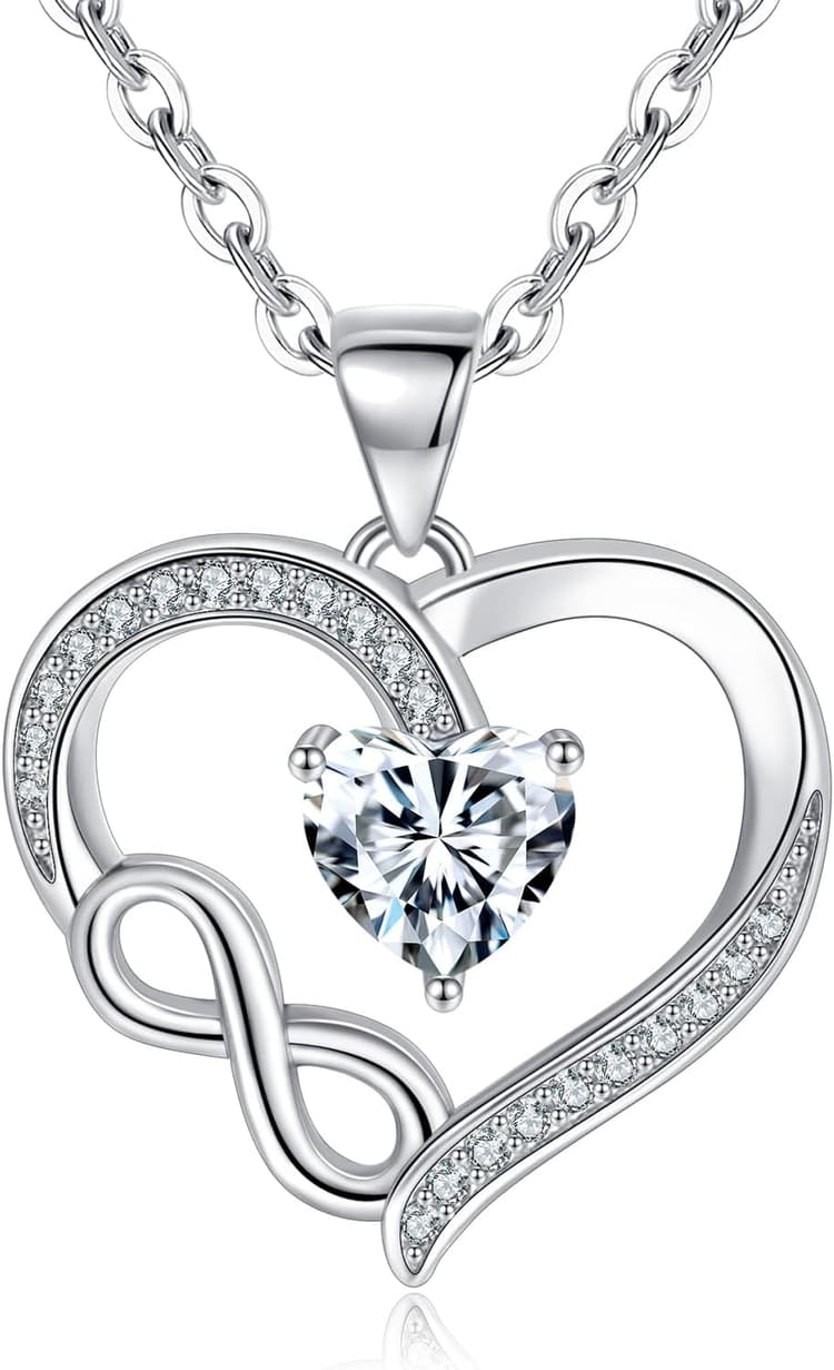 Cadeau Fete Des Meres,Collier Argent femme,Cadeau Anniversaire Maman