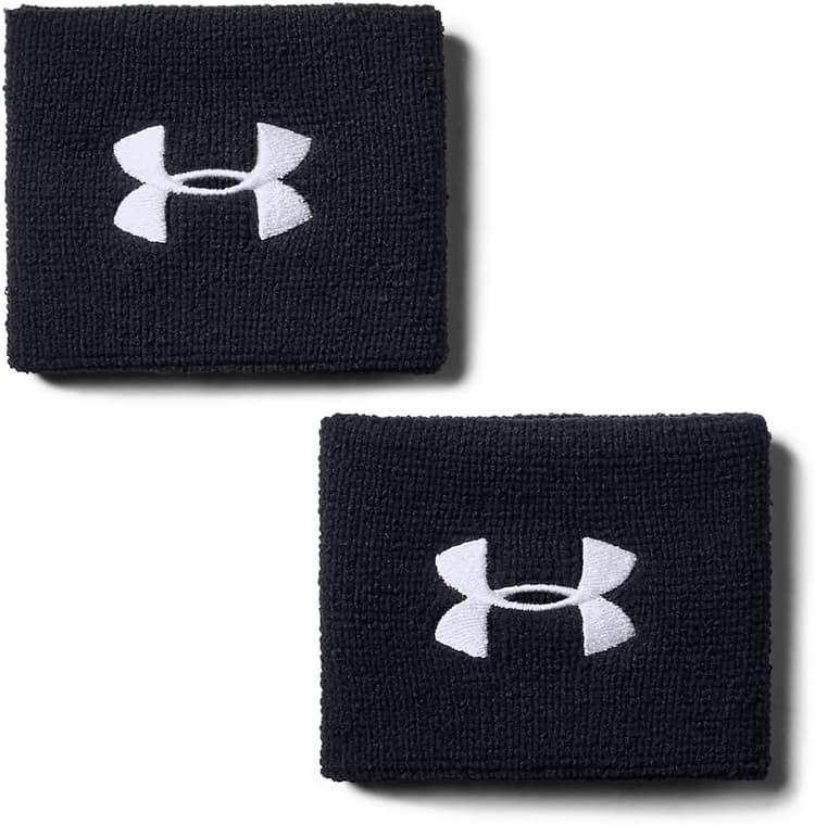 Under Armour UA 3" Performance Wristband Poignet éponge Mixte Adulte Noir Taille Unique
