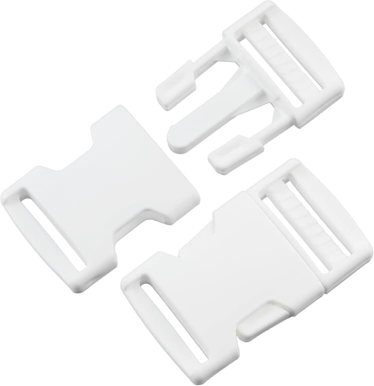 AERZETIX Boucles clips d'attache réglable à ouverture rapide pour sac à dos bretelles bandoulière sangle et décoration | passant 30 mm | en plastique