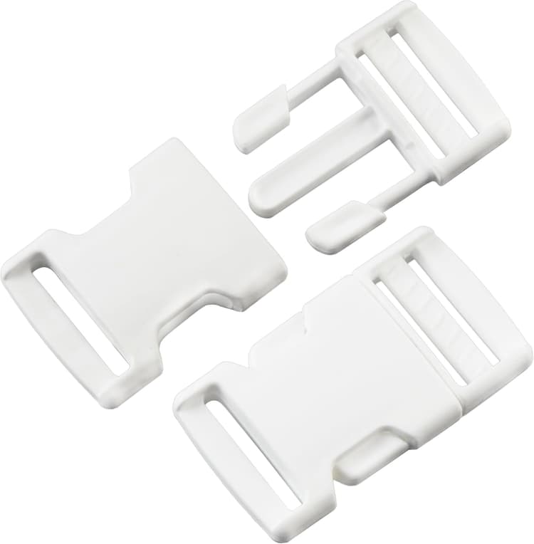 AERZETIX - Boucles clips d'attache réglable à ouverture rapide pour sac à dos bretelles bandoulière sangle et décoration | passant 25 mm | en plastique