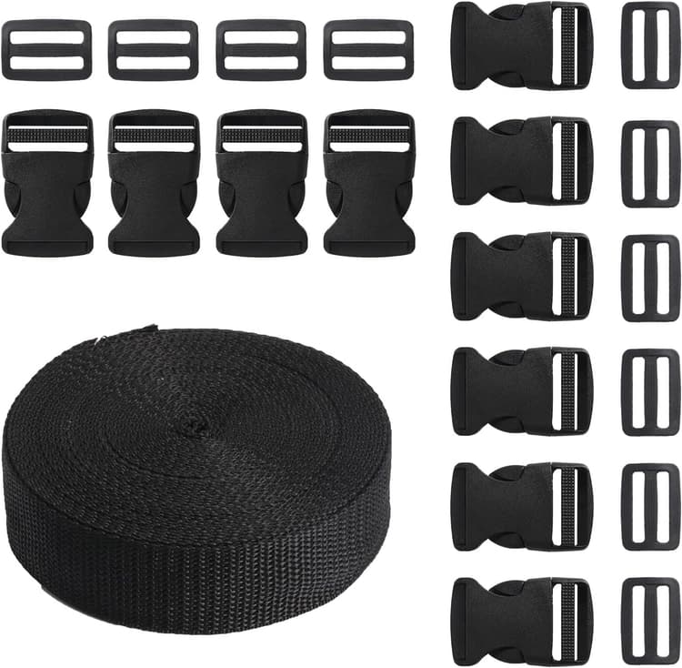 Zythrem Sangle 30mm Snap Boucle Extension Sangle Clip pour Sac À Dos DIY Artisanat Collier De Chien Bracelet