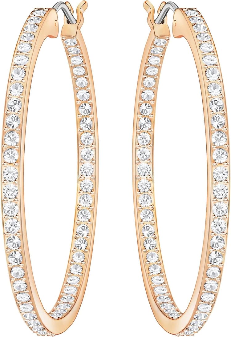 Swarovski Sommerset Collection Hoop Earrings